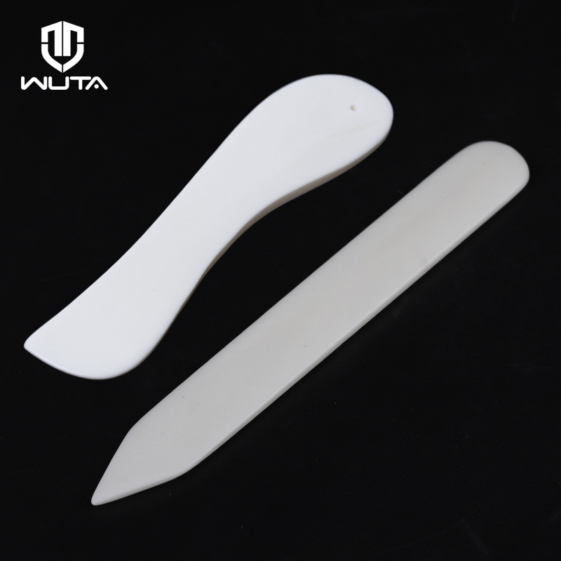 Leather Work Folder - WUTA 1PC 100% 牛骨製 本物の牛骨フォルダー レザーツール