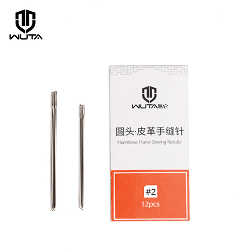 Leather Needle Harness - 【WUTAツール】レザークラフト用 手縫針 丸針 革針 12本入 安全