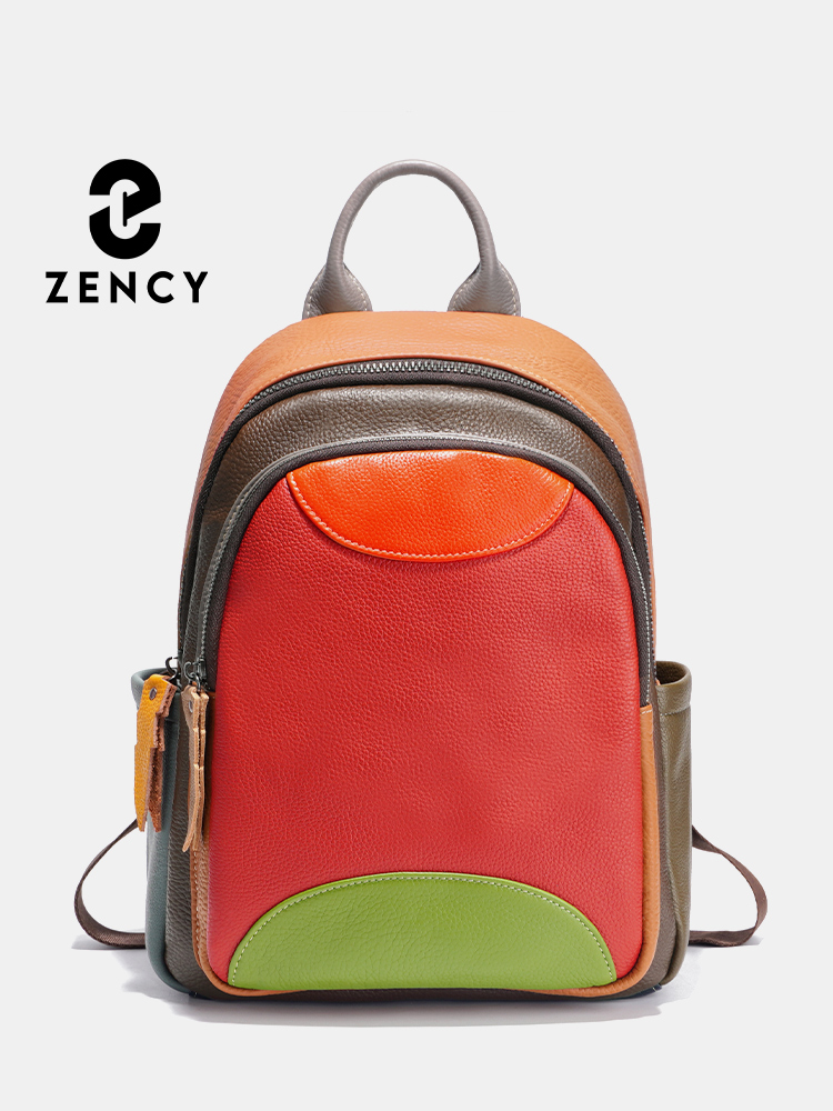 Leather Work Womens Backpack - Zency レディース 本革 ラップトップ バックパック 高品質