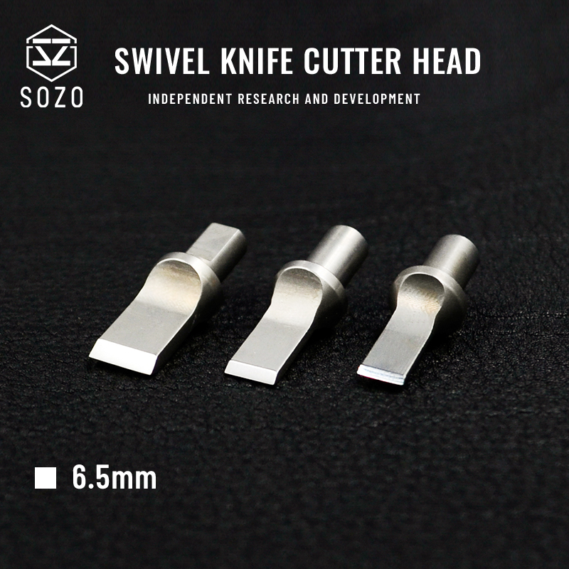 Swivel Knife Tool - ソソツォ-カービングスイベルナイフ,革細工ツール,6.5mm,ヘッドブレード,x1/x2