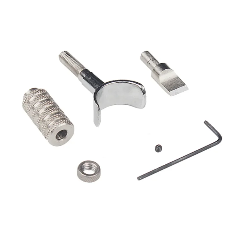 Swivel Knife Tool - 調整可能な回転カービングナイフブレードセット、合金鋼、革スイベル、手作りクラフトツール