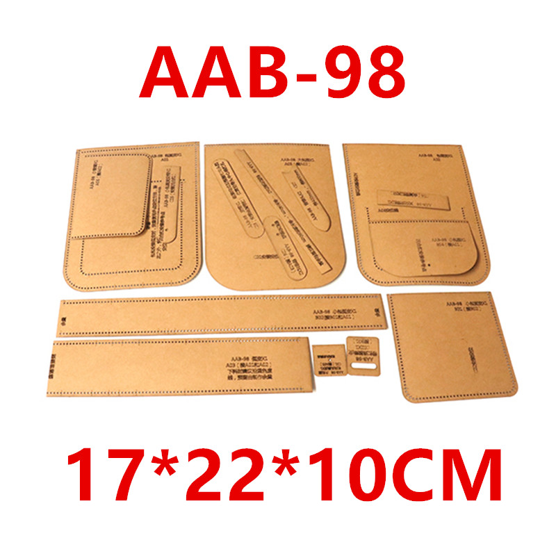 DIYレザークラフトショルダーバッグメッセンジャーバッグ型抜 - Leatherwork Templates のレビューと価格