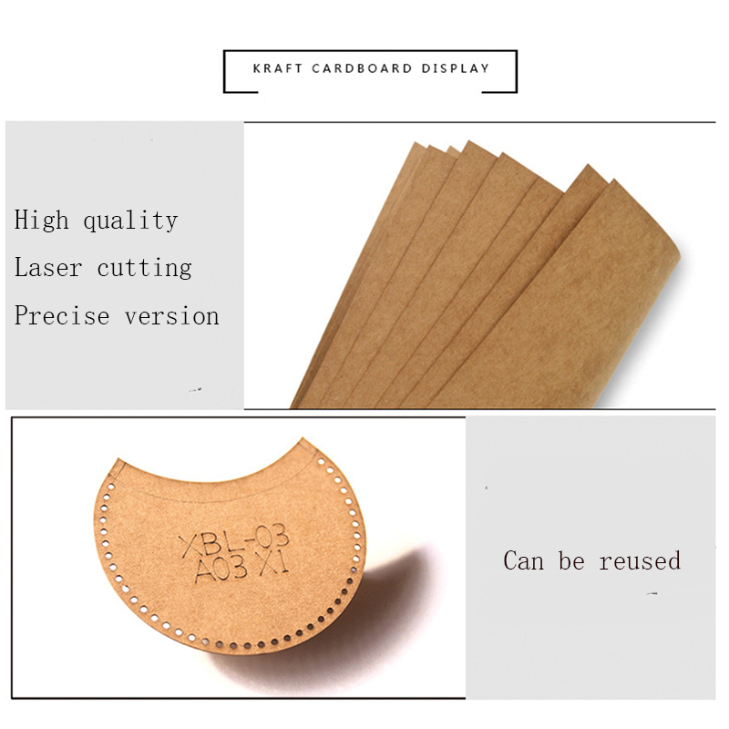 DIYレザークラフトショルダーバッグメッセンジャーバッグ型抜 - Leatherwork Templates のレビューと価格