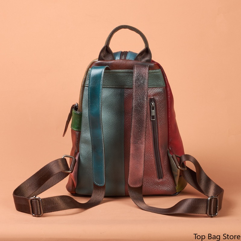 ヴィンテージ エレガント ワークバックパック 女性用 手作り - Leather Work Womens Backpack のレビューと価格