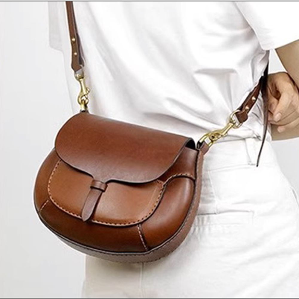 女性のためのDIYレザークラフト、サドルショルダーバッグ、ダ - Leatherwork Templates のレビューと価格