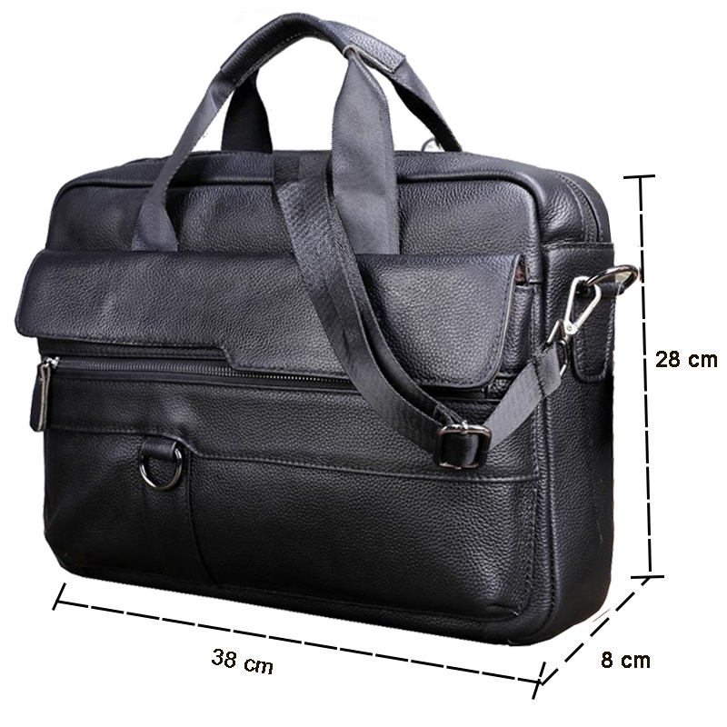 男性用の本革トラベルバッグ,大容量の本革メッセンジャーバッグ - Leather Work Bag Mens のレビューと価格