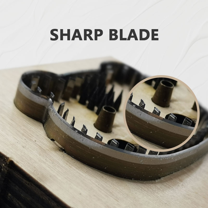 タイガー4ピースセット レザーナイフテンプレート 簡単素材切 - Leatherwork Templates のレビューと価格
