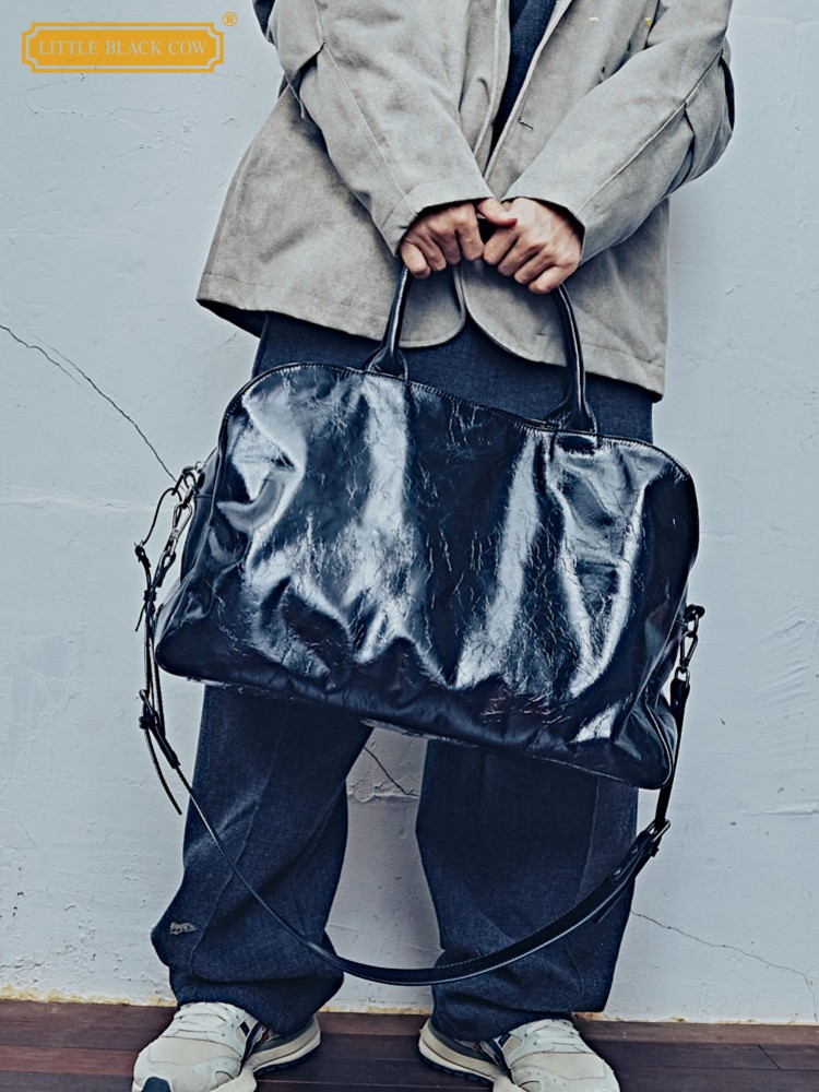 メンズ レディース ビジネス トートバッグ ハンドバッグ オ - Leather Work Bag Mens のレビューと価格