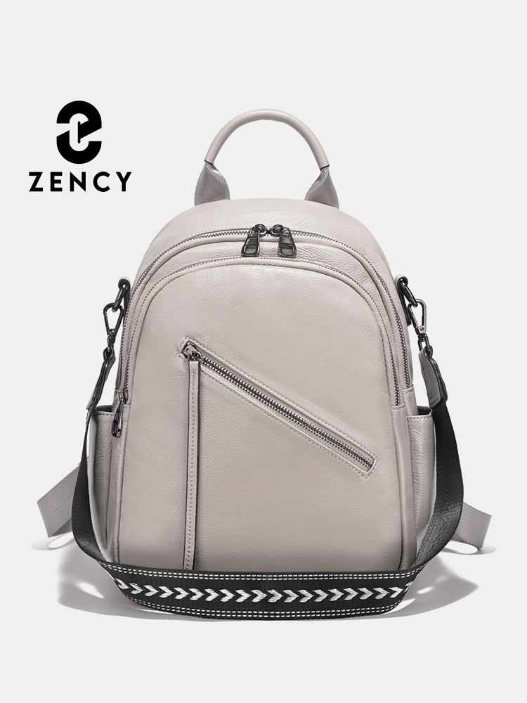 Zency レディース 本革バックパック 通勤用の広々とした - Leather Work Womens Backpack のレビューと価格