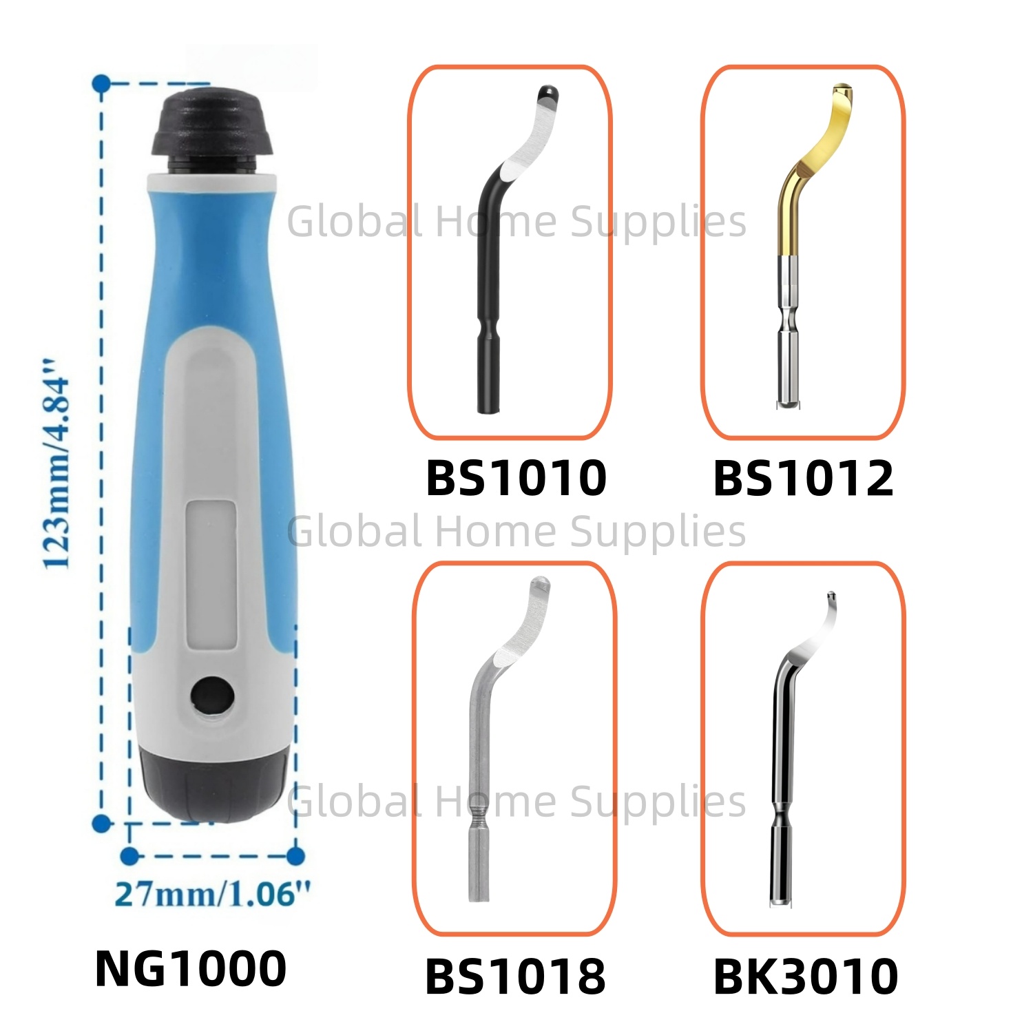 ハンドバリ取りツールキット、4個の360度回転ヘッド付き高級 - Swivel Knife Tool のレビューと価格