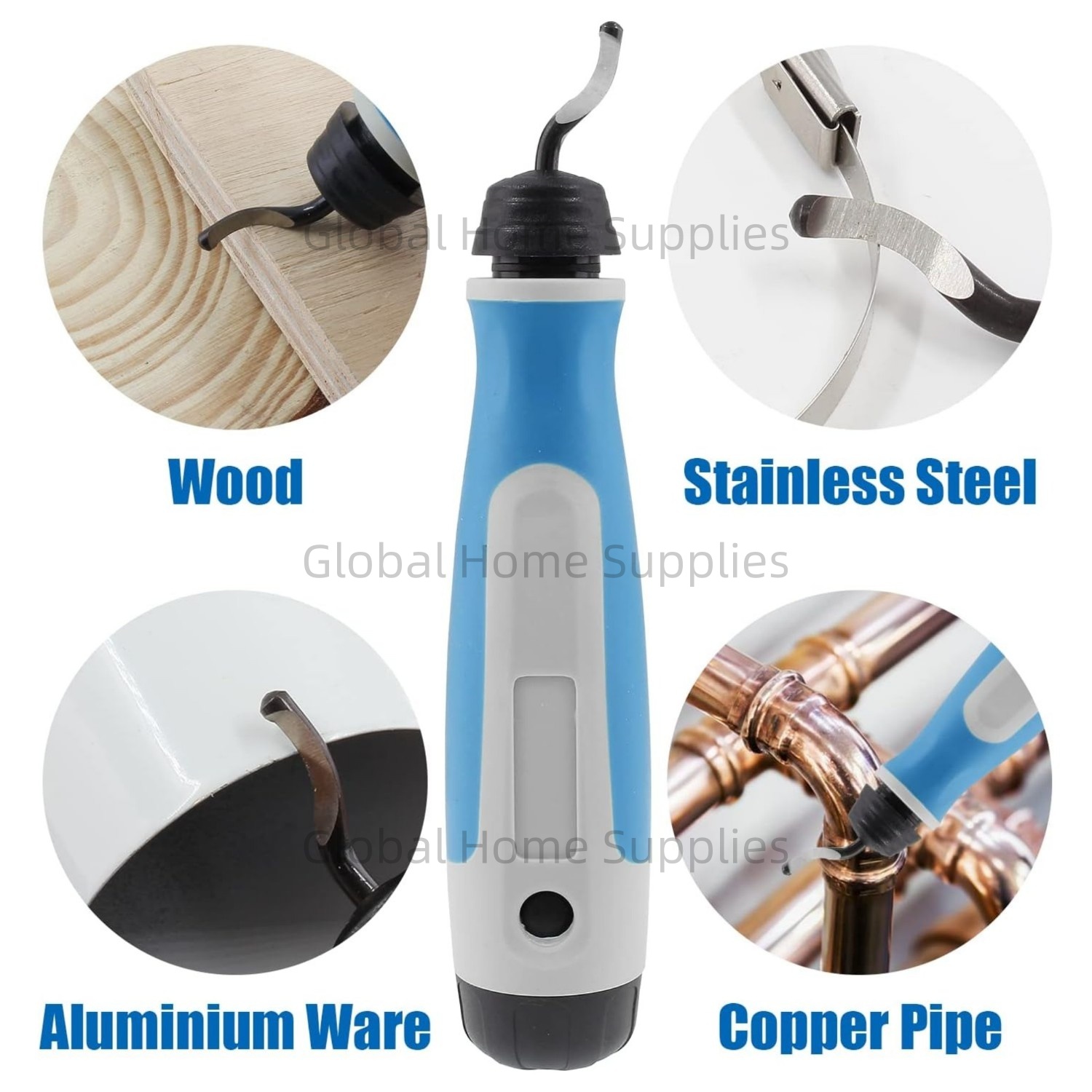 ハンドバリ取りツールキット、4個の360度回転ヘッド付き高級 - Swivel Knife Tool のレビューと価格