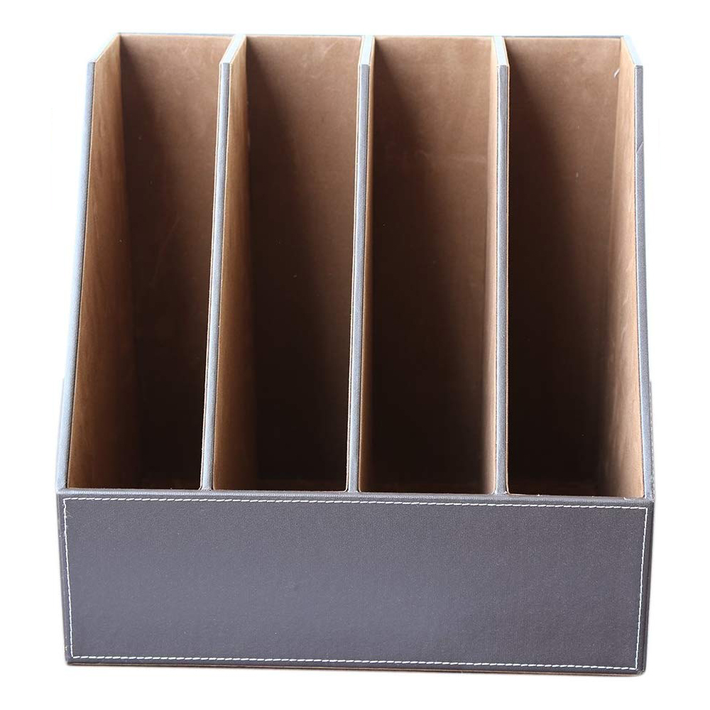 Xrhyy 2/3/4スロットシンプルな家庭用品レザー垂直デ - Leather Work Folder のレビューと価格