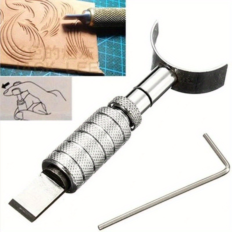 1PC ステンレス鋼革彫刻ツールスイベルナイフ調整可能な D - Swivel Knife Tool のレビューと価格