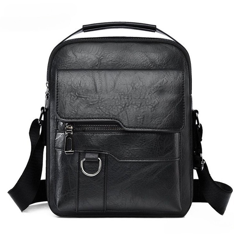 ホットファッション韓国スタイルメンズカジュアルショルダーバッ - Leather Work Bag Mens のレビューと価格