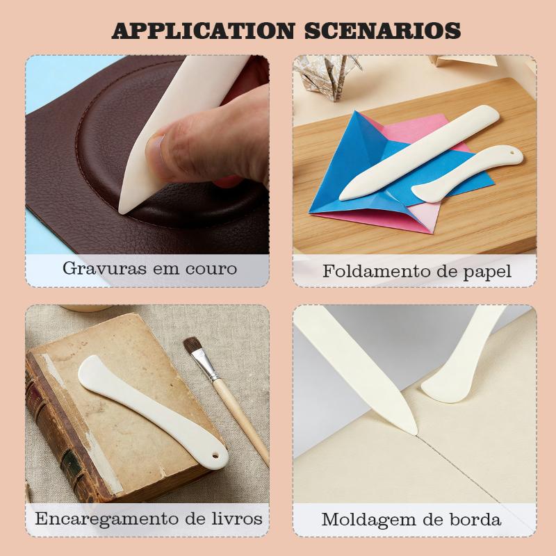 2個入り耐摩耗性レザー加工用ボーンフォルダー 多機能スコアリ - Leather Work Folder のレビューと価格