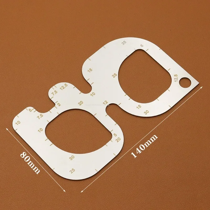 ステンレス製ポジショニング定規,マーカーテンプレート,革細工 - Leatherwork Templates のレビューと価格
