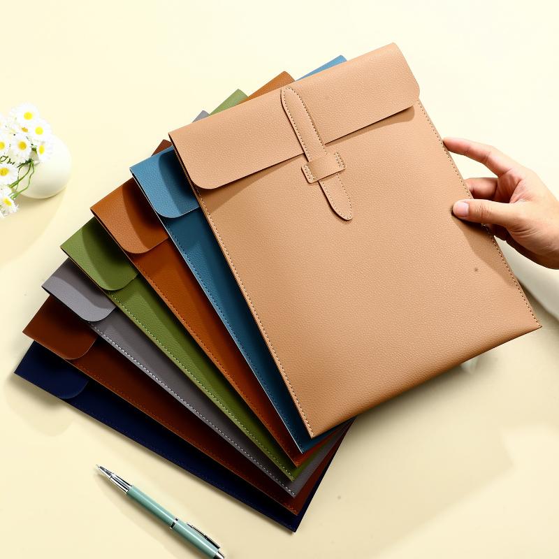 A4 プレミアム縦型レザードキュメントバッグ 大容量ファイル - Leather Work Folder のレビューと価格