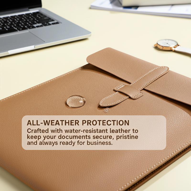 A4 プレミアム縦型レザードキュメントバッグ 大容量ファイル - Leather Work Folder のレビューと価格