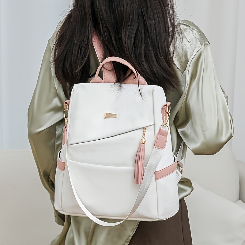 おしゃれなソフトレザー盗難防止リュックサック レディース 2 - Leather Work Womens Backpack のレビューと価格