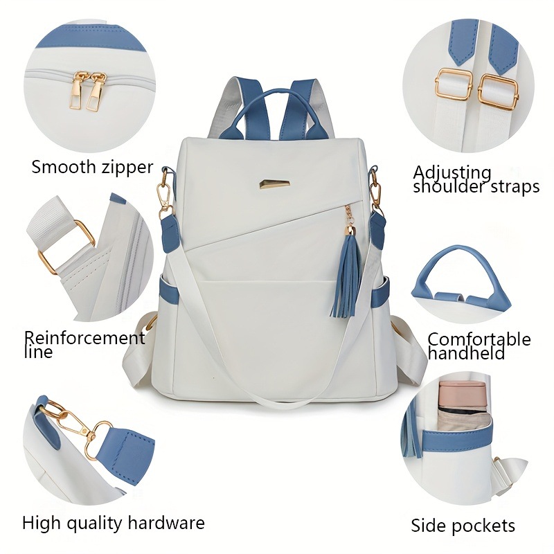 おしゃれなソフトレザー盗難防止リュックサック レディース 2 - Leather Work Womens Backpack のレビューと価格