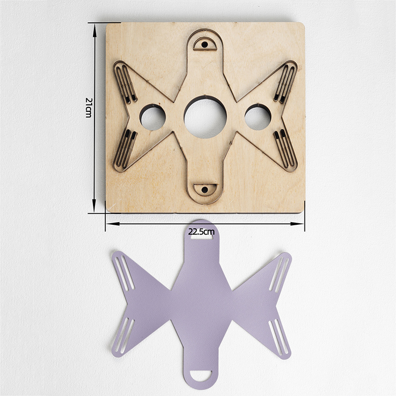 革切断ダイカット革ミニバッグ型革ツールテンプレート DIY  - Leatherwork Templates のレビューと価格