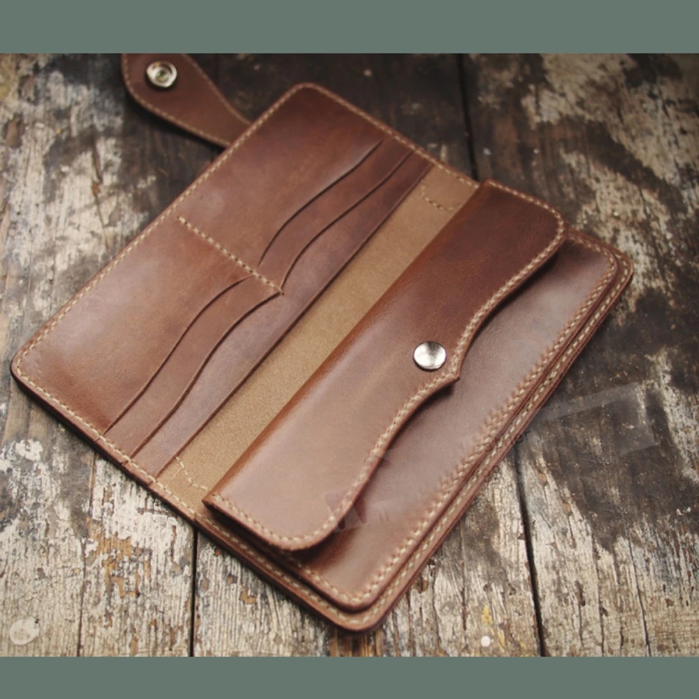 ヴィンテージカードホルダー財布縫製パターン、レザークラフトダ - Leatherwork Templates のレビューと価格