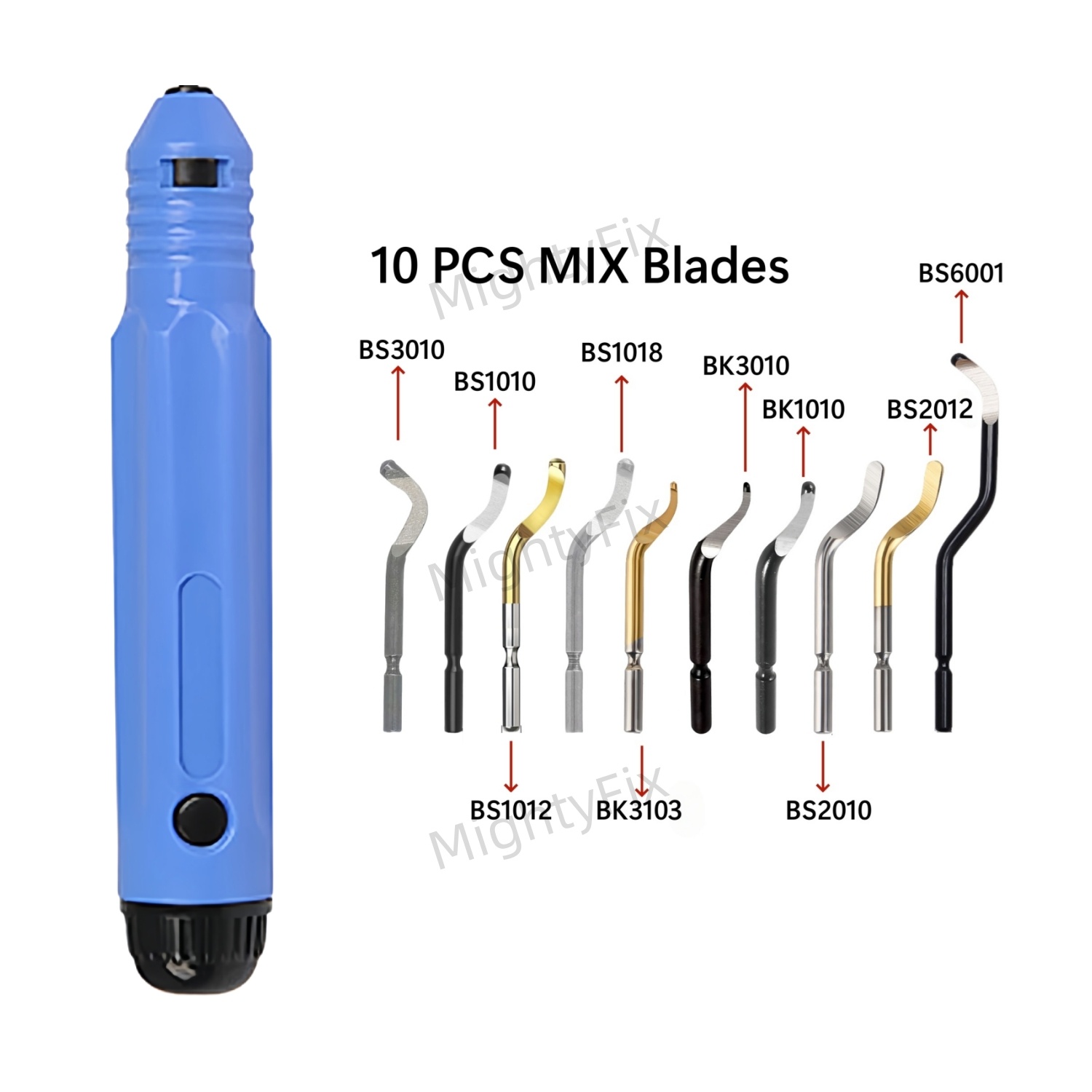 NB1000 バリ取り工具、10種類のミックススイベルブレー - Swivel Knife Tool のレビューと価格